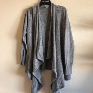 Joie Starley Grey Waterfall Drape Cardigan